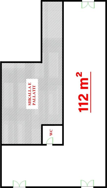 COMMERCIAL PREMISES FOR SALE 112 m² IN ASTIR – PART OF A 545 m² UNIT, WITH MORTGAGE