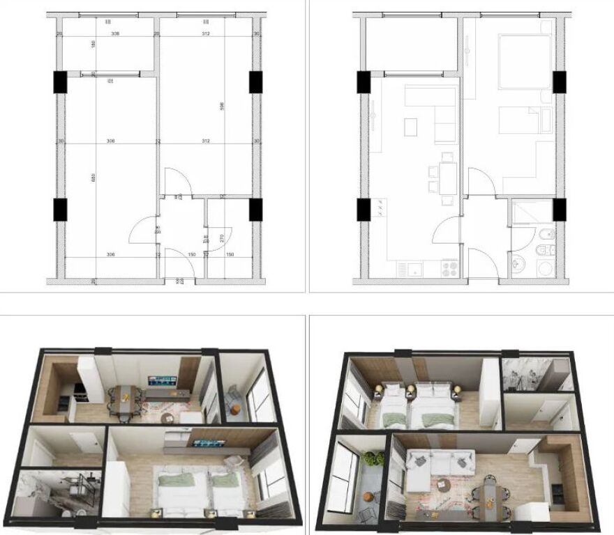 Golem | 70 mq (totali) | 60 mq (abitabili) | 1+1 | 99.000 Euro | Nuova Costruzione