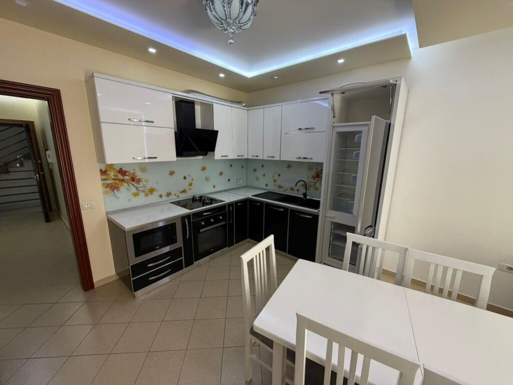 🏡 Apartment for rent 2+1+2  📍Astir, Villa L   📐 Area: 118m² 🛋️ Furnished  ➡️ Complete  🏢 4th floor (with elevator)   The apartment is organized into:  ▪️2 bedrooms  ▪️1 living room  ▪️2 bathrooms  ▪️2 corridors  ▪️1 kitchen   💰Price: 55,000 Lek/Month ❗negotiable  (If rented for more than 2+ years, price: 50,000 Lek/Month)