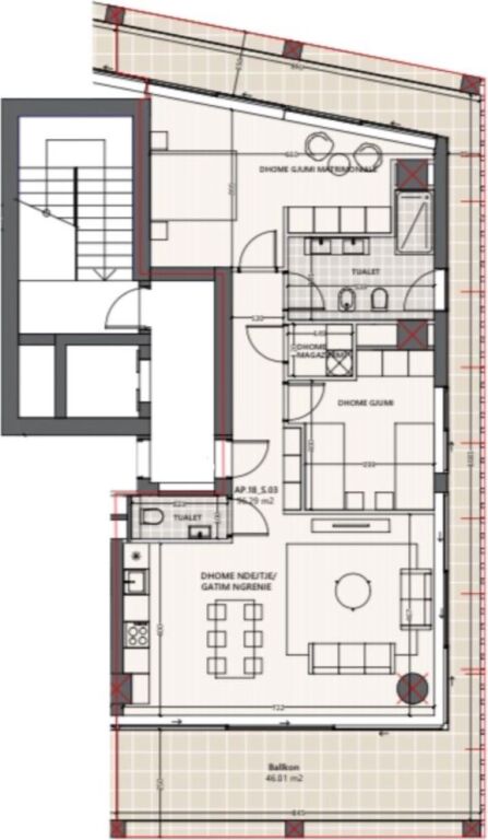 Apartament 2+1 per shitje tek Residenca Vlora Marina ne Vlore.