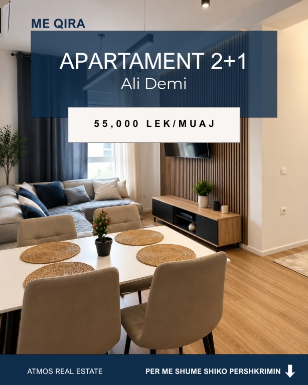 APARTMENT 2+1 FOR RENT ALI DEMI