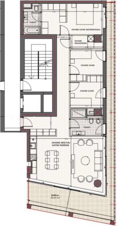3+1 apartment for sale at Residenca Vlora Marina in Vlore.