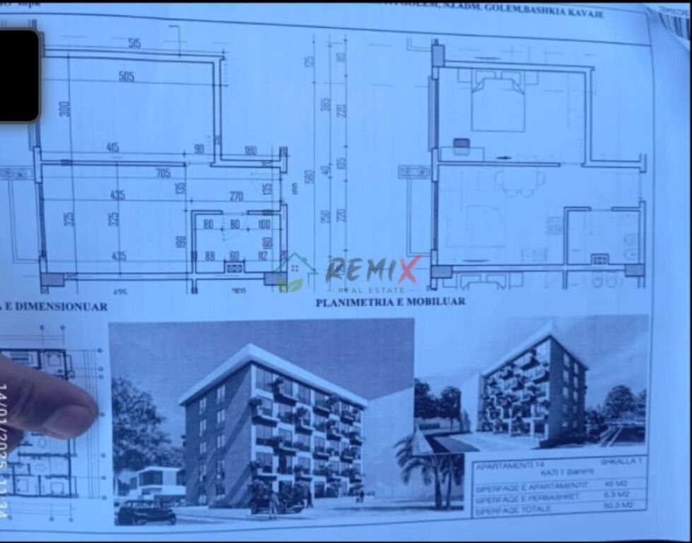 SHITET APARTAMENTE 1+1 TEK SUNRISE RESIDENCE , TEK MALI I ROBIT
