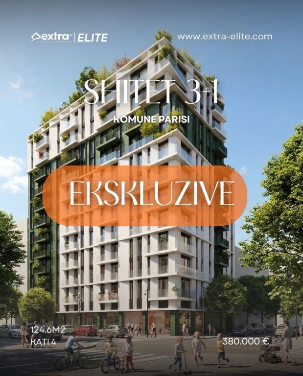 VENDESI APPARTAMENTO 3+1 Comune di Parigi, Tirana