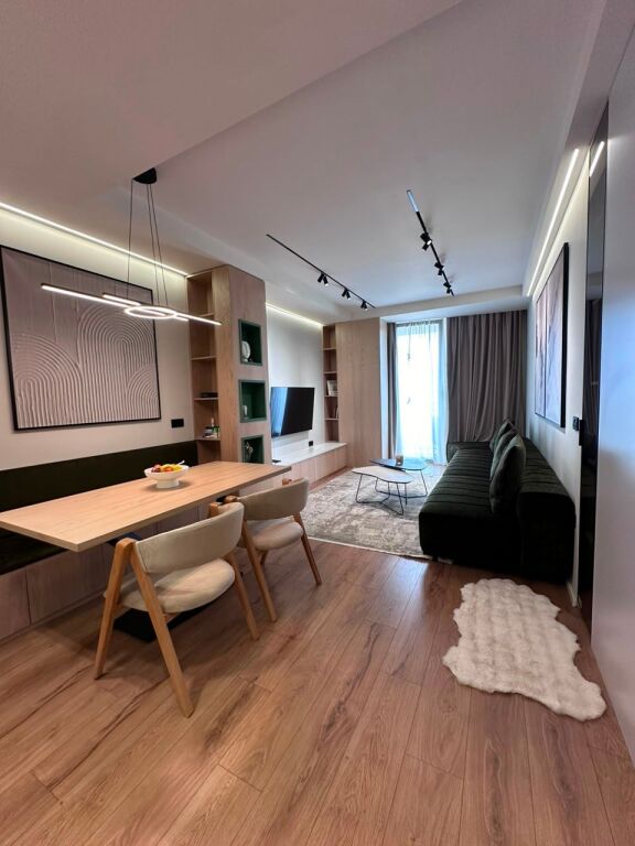 Apartment 1+1 for rent at Golden Tower Residence, Mine Peza Street, Durres Street, Zogu i Zi.