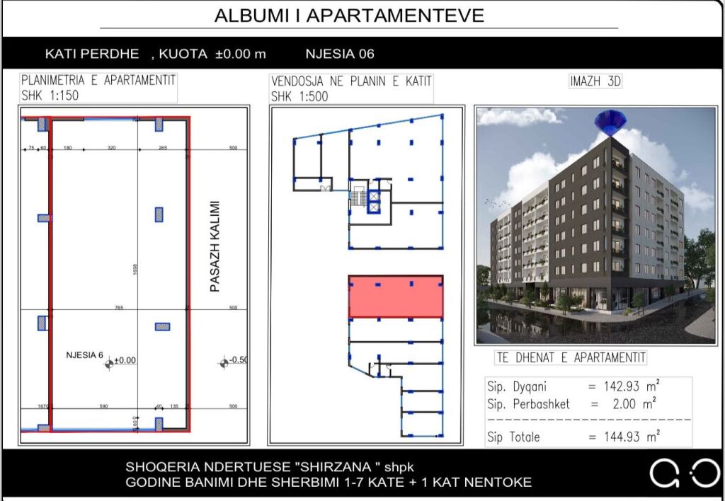 🏢 Locale commerciale in affitto – Paskuqan, Via Democrazia