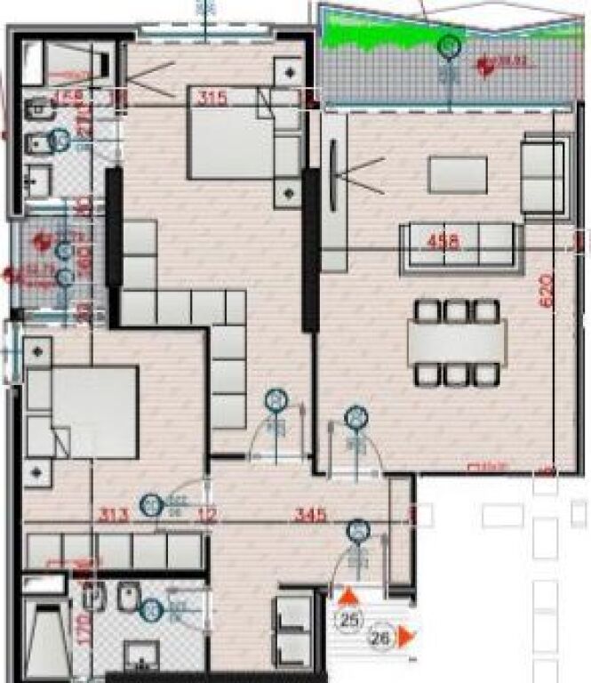 🏡 Apartment 2+1+2 for Sale – "Sami Frashëri" Street, Bllok​
