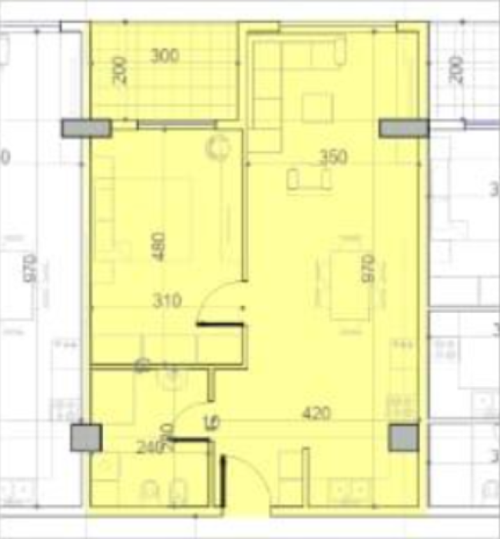 ◻️ SHITET APARTAMENT 1+1, Belfiore 1 🏡