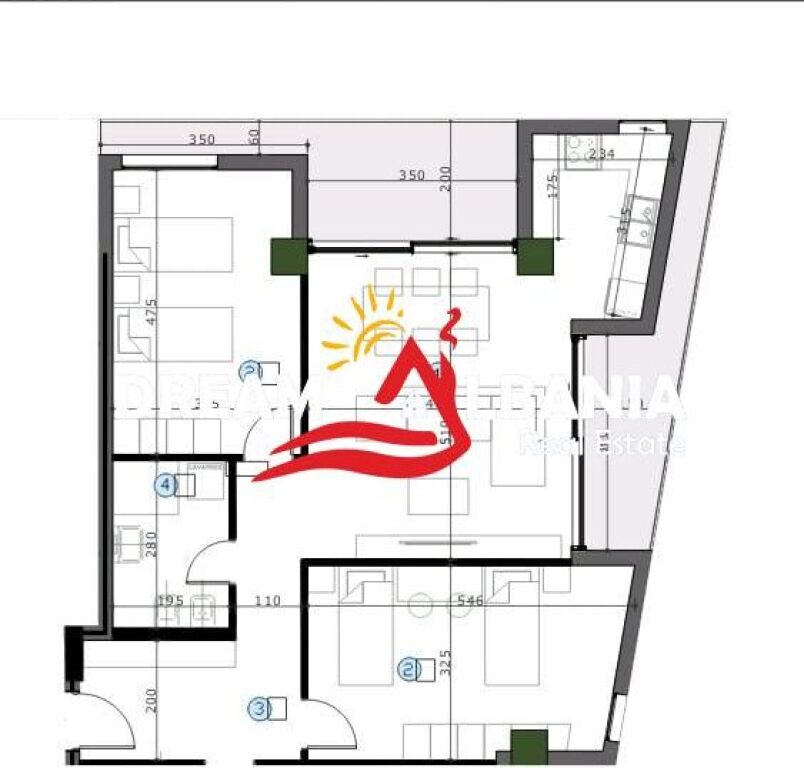 Shitet apartament 2+1 ne zonen e Mezezes prane Rruges Jorgji Kushi (ID 41212281)
