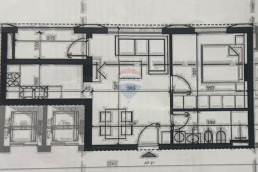 Apartament 1+1 per shitje,Bulevardi i Ri