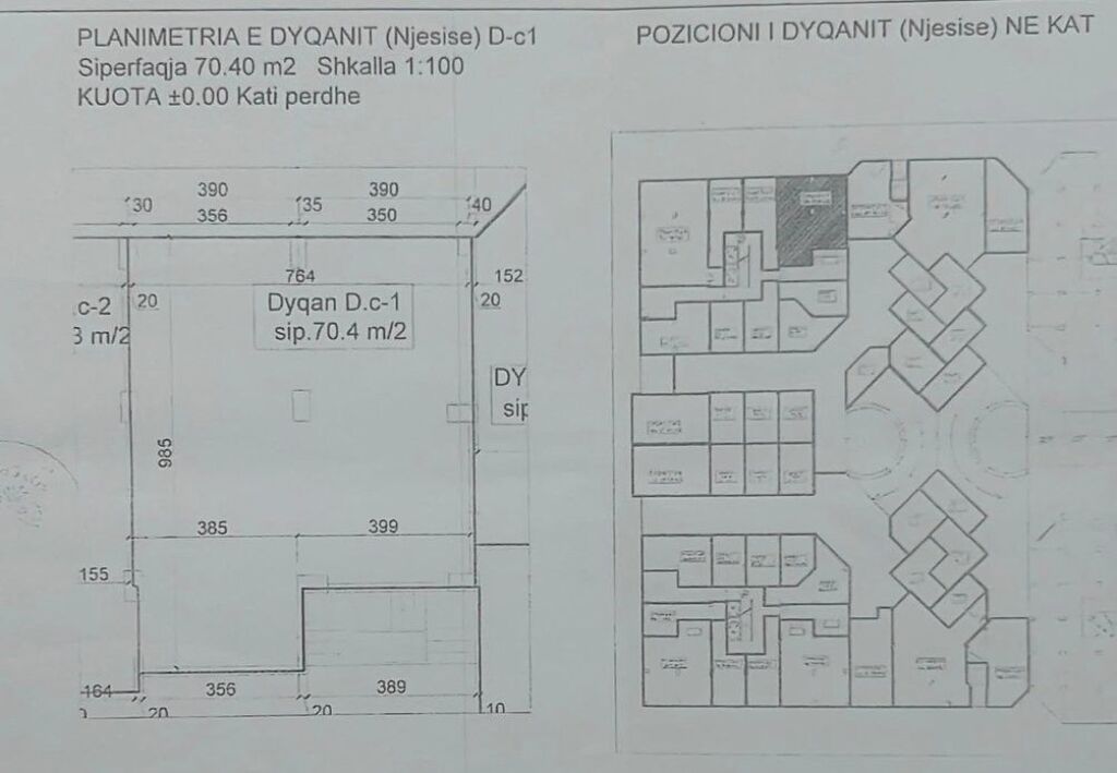 SHESIM AMBIENT KOMERCIAL NE KOMUNE TE PARISIT