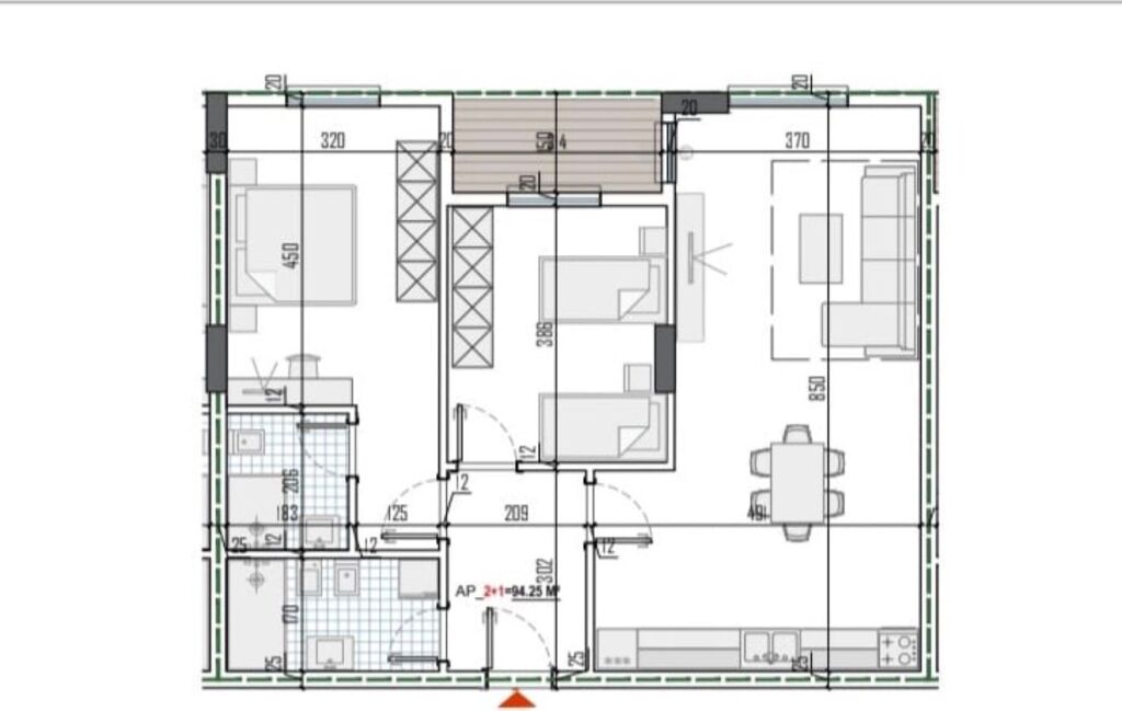 OKAZION – Shitet Apartament 2+1+2 Paskuqan Tirana view residenc