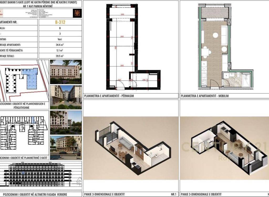SHITET STUDIO TEK "MIDDAL RESIDENCE", MALI I ROBIT ! 41,475 €