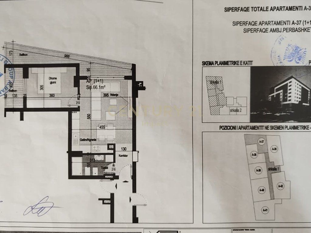 Appartamento 1+1 In Vendita ad Astiri, Kodër Mëzez, Tirana - 126.000€ | 76,7 m²