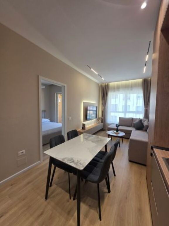 Jepet apartament luksoz 1+1 me qira tek Kompleksi Kadiu , Rruga Ali Demi