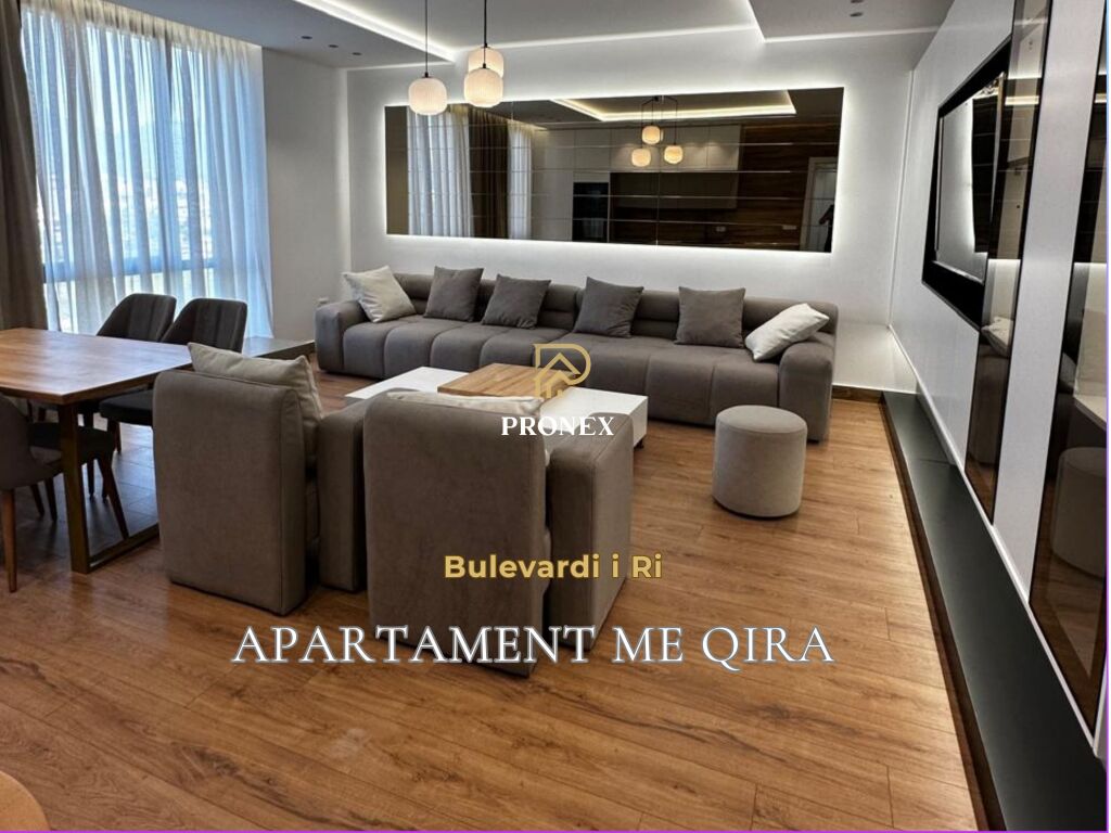 Apartament me qira 1+1 tek Bulevardi i Ri
