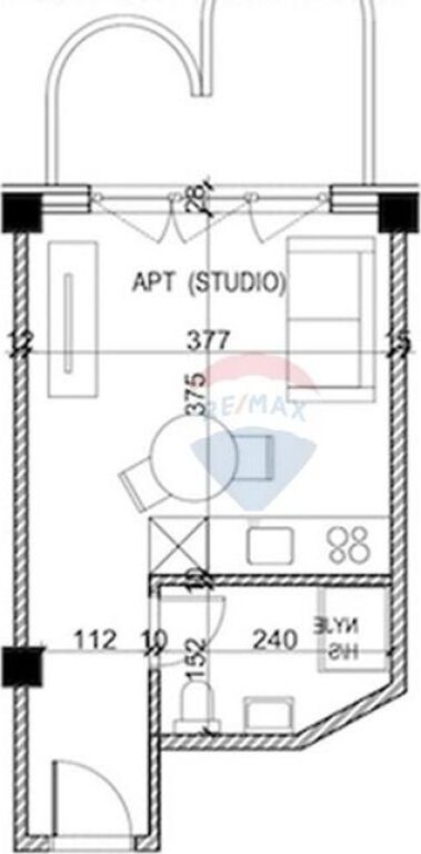 STUDIO APARTMENT FOR SALE IN SHENGJIN!