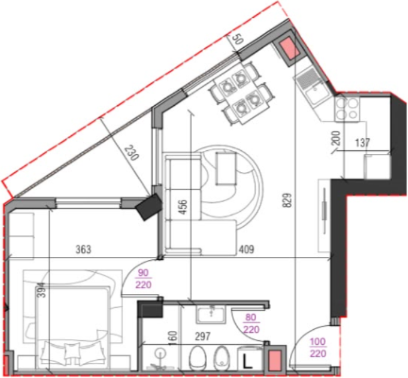 ✅ SHITET APARTAMENT 1+1 | Aluna 4 Residence