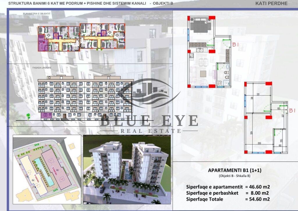 Apartament 1+1 Për Shitje në Mali i Robit, Durrës-Paja Construction!