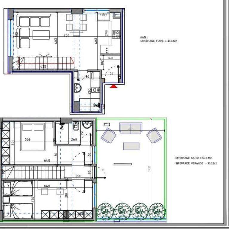 Shitet Duplex 2+1 me Verandë 📍Kodra e Diellit 2