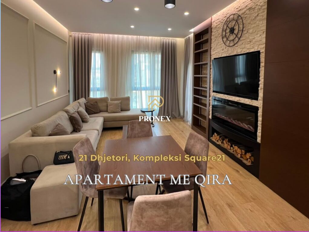 Apartament per qira 1+1 tek 21 Dhjetori Kompleksi Square 21