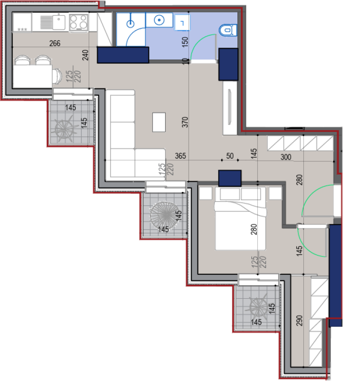 ✅ SHITET APARTAMENT 1+1 | Code of Shadows