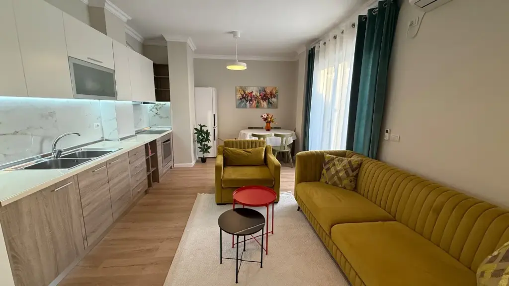 Rent apartment 1+1+veranda 23 m2, Fresk panoramic view
