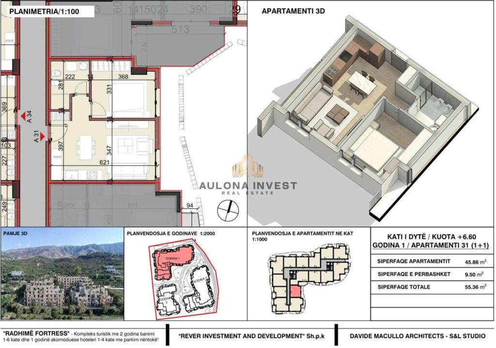 1+1 APARTMENT FOR SALE IN "RADHIMA FORTRESS"