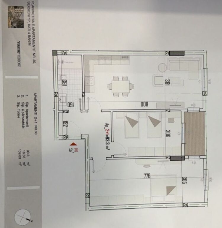 Vendita | Apartament 2 + 1 | Rruga Skënderbeu | 91000 €