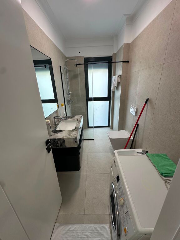 Apartment 1+1 for rent – Fiori Di Bosko, Don Bosko ✨ Modern apartment with quality furnishings, designed to offer maximum comfort. price 65,000 lek