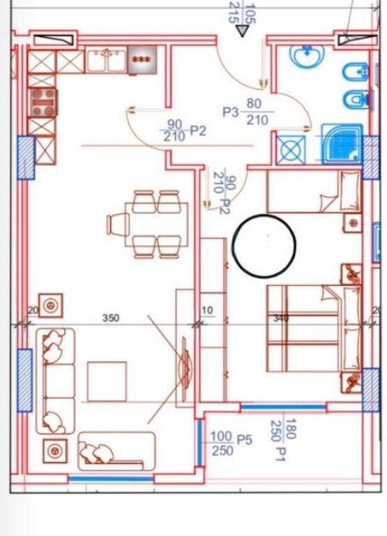 Shitet Apartament 1+1 Okazion - Paskuqan, Space City