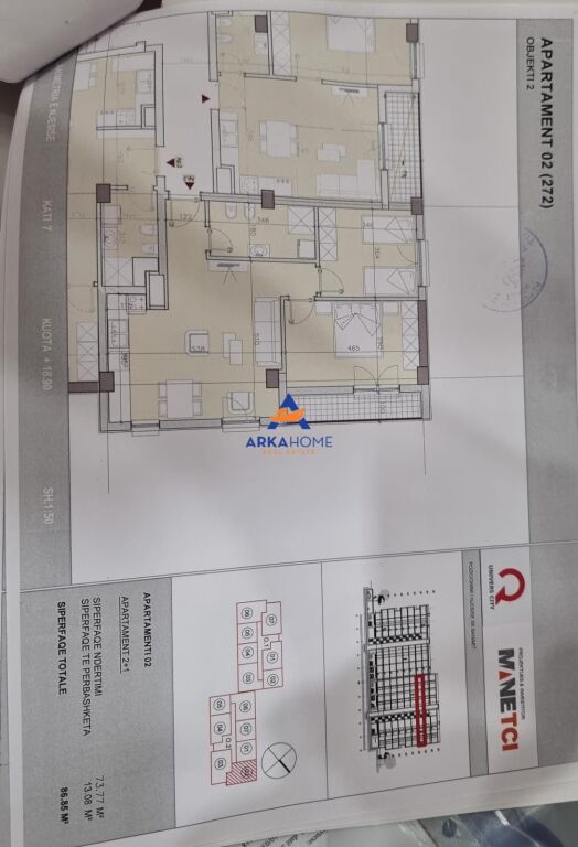 FOR SALE APARTMENT 2+1+BALCONY "QTU, UNIVERS CITY" 13,500,000 LEKE