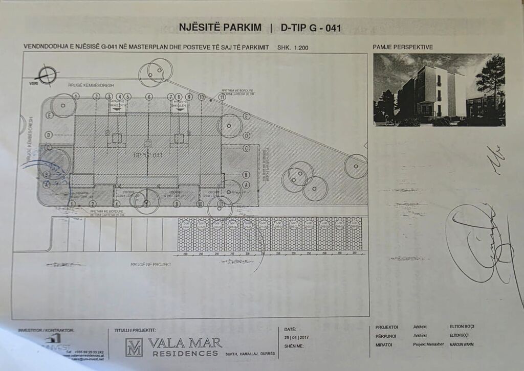 Shitet apartament 1+1 me garazh Valamar