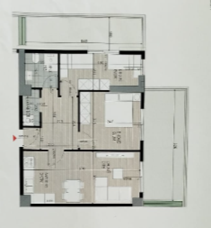🏢 Apartament 2+1+2 me 2 Ballkone për Shitje – Ish Fusha e Aviacionit | Pepa Group 🏢