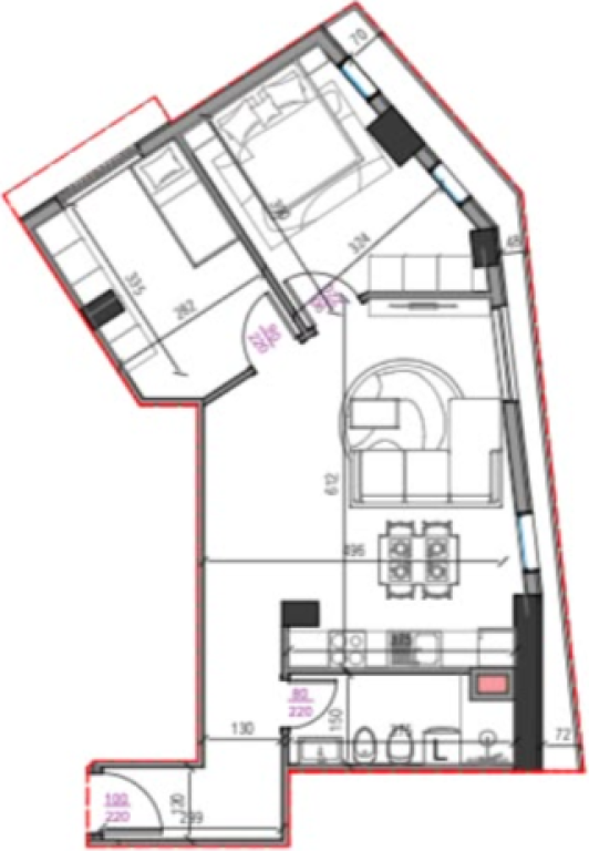 🏢 Appartamento 2+1 in Vendita – 📍Aluna Residence | Paskuqan
