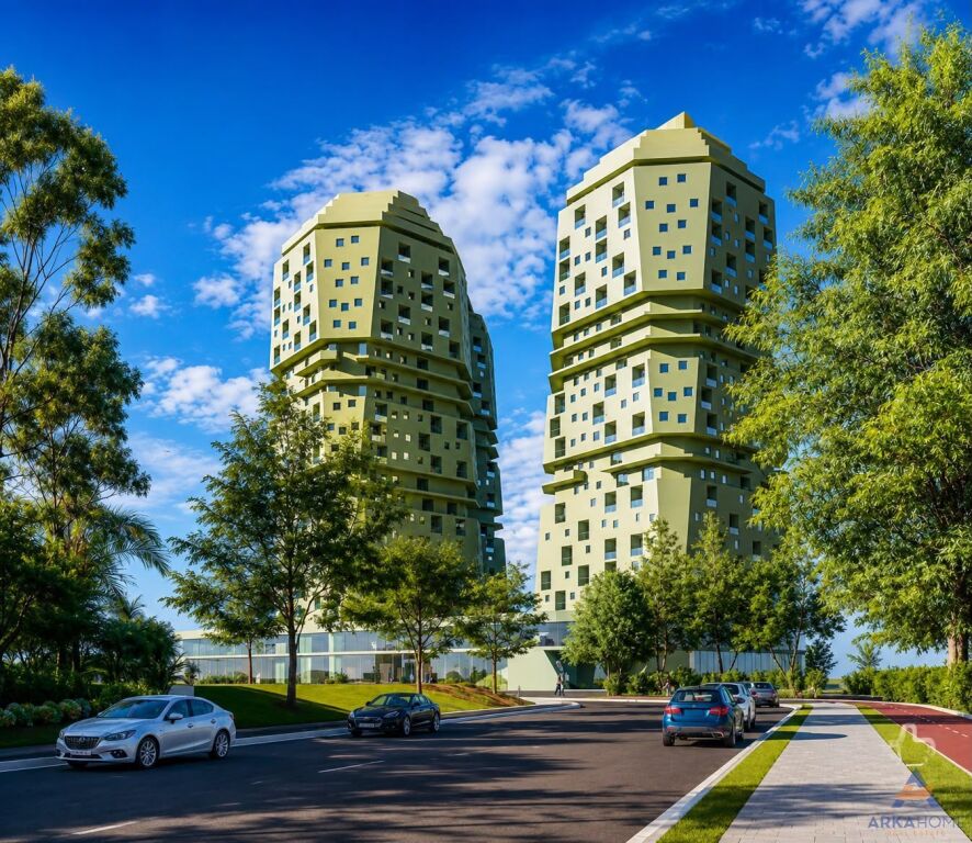VENDESI APPARTAMENTI 1+1,2+1,3+1 "NELLA SHQIPONJA TOWER" PREZZO IN BASE ALLA POSIZIONE