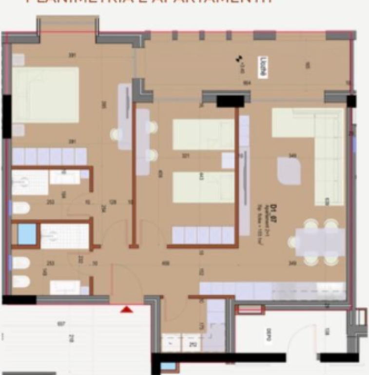🌊 Apartament 2+1+2 për Shitje – Morina City Residence | Drimadhe 🌊