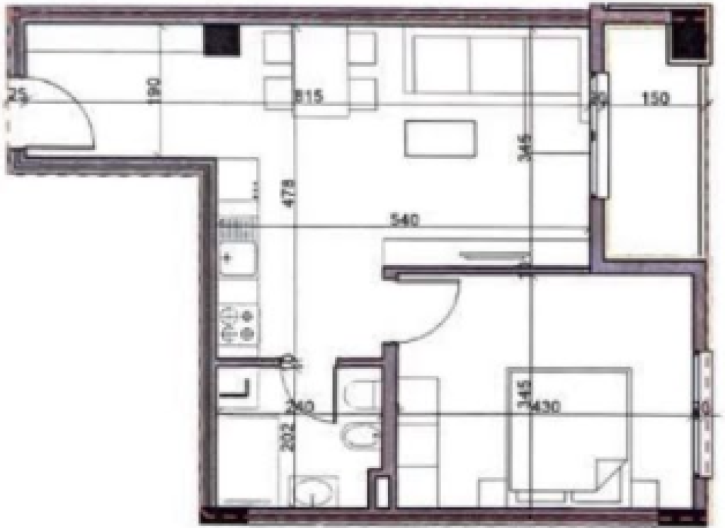 ✨Apartament 1+1 për Shitje – Aluna Residence ✨