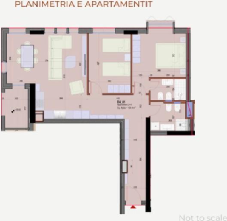 ✨ Apartament 2+1+2 për Shitje – 📍Morina City Residence | Drimadhe!🌊