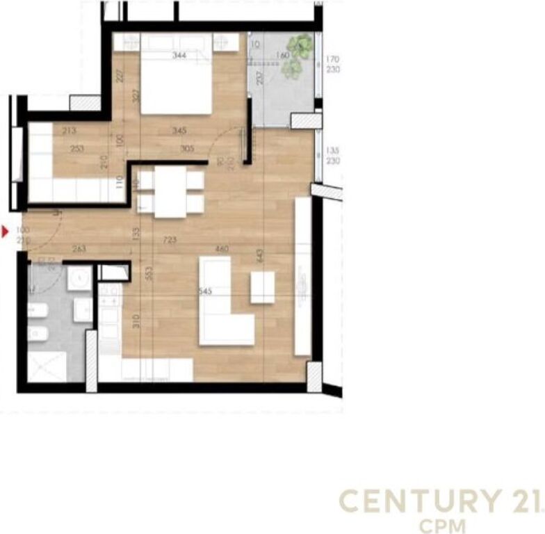 AT GARDEN TURDIU AVIATION FIELD WE SELL APARTMENT 1+1