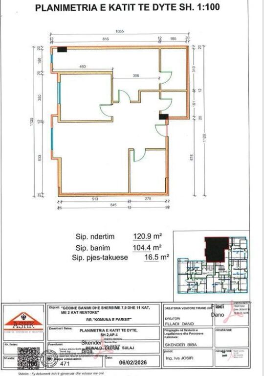 🏡 Appartamento 3+1+2 in Vendita – Comune di Parigi