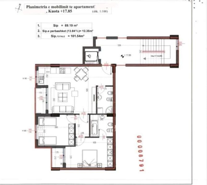 Apartment 2+1 for Sale – Orion Complex, Dibrës Street