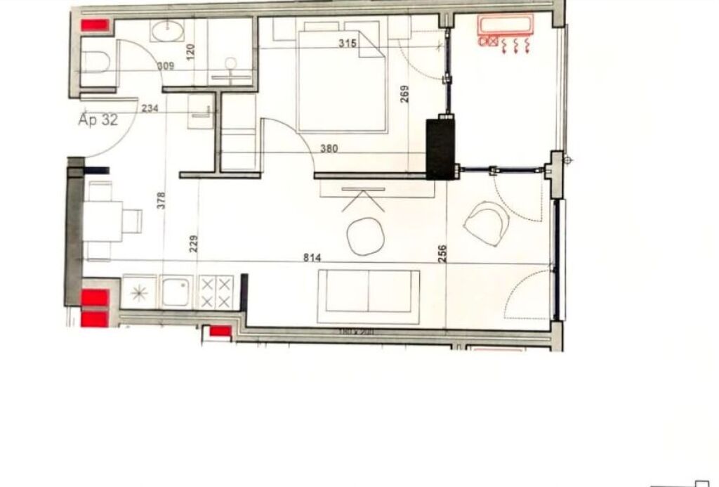 🏢 SHITET APARTAMENT 1+1 – REZIDENCA HENKE, PRANË SPITALIT AMERIKAN 3 🏢
