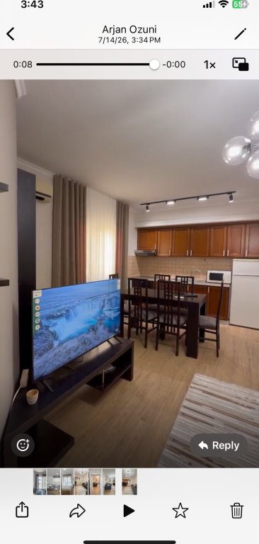 Apartment 2+1 converted for sale at Klani !