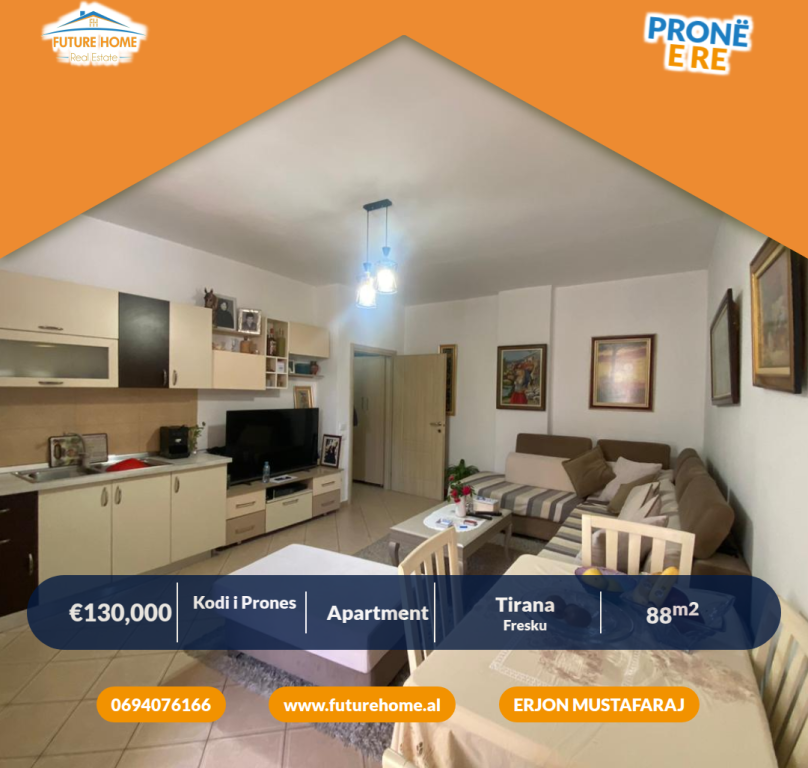 Shitet, Apartament 2+1+Verandë (I konvertuar), Fresku