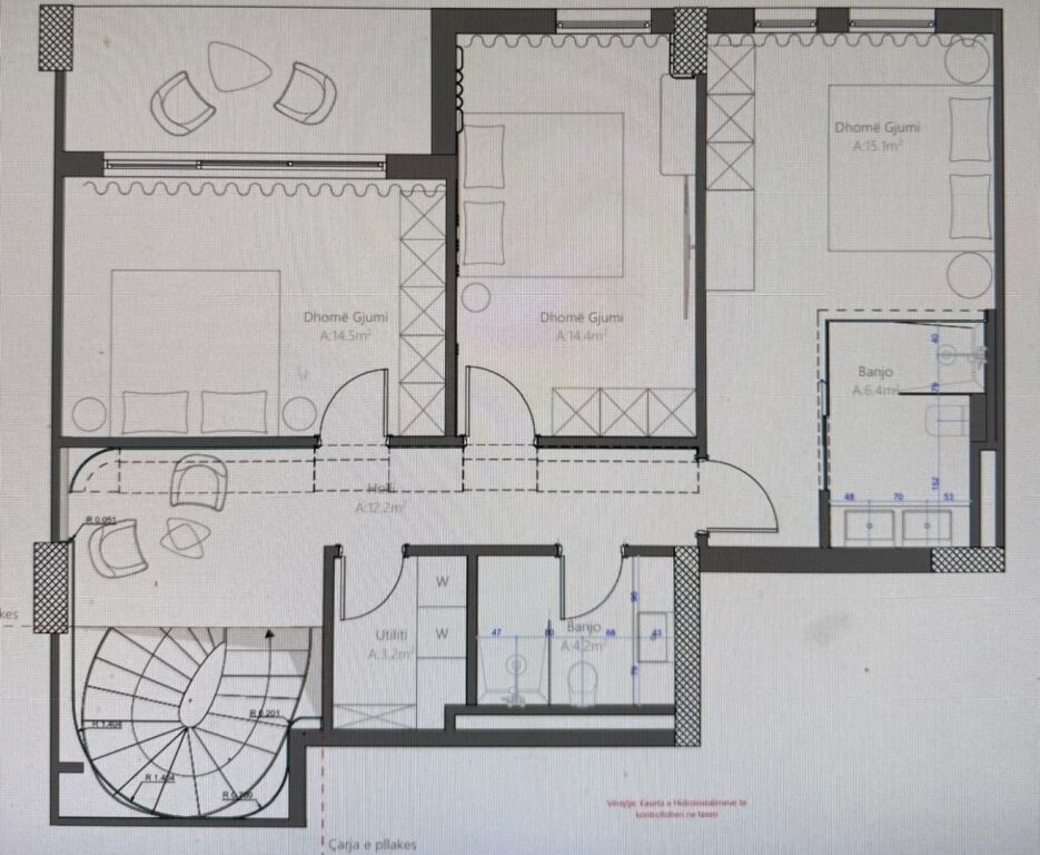✨ DUPLEX ESCLUSIVO IN VENDITA 4+1+4 – RIVERSIDE RESIDENCE, TIRANA!