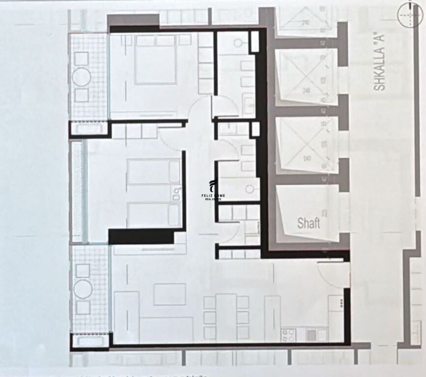 IN VENDITA APPARTAMENTO 2+1 ZOGU I ZI 274.000 EURO FH-83404