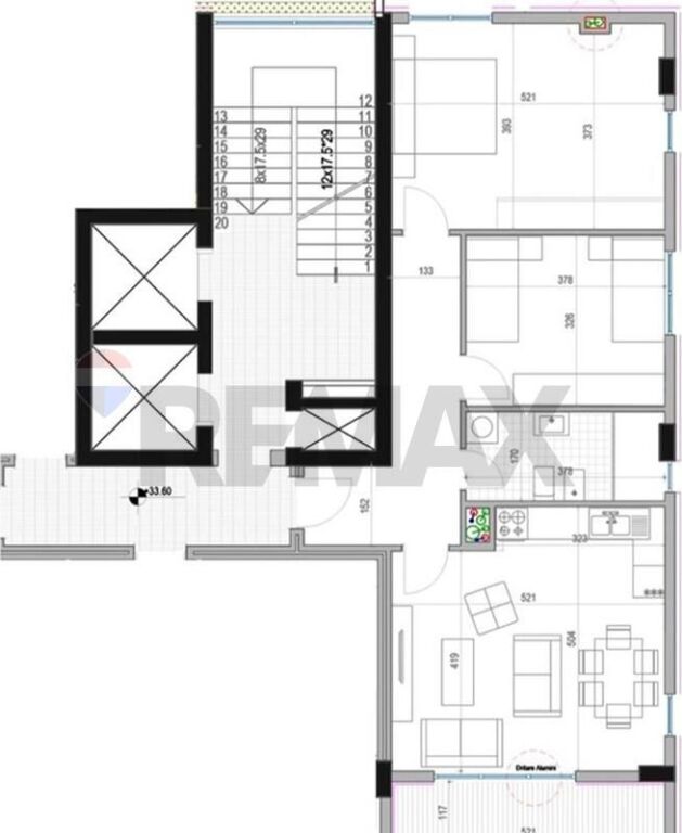 Apartament 2+1 per shitje te Square 21  ID:530191006-1217
