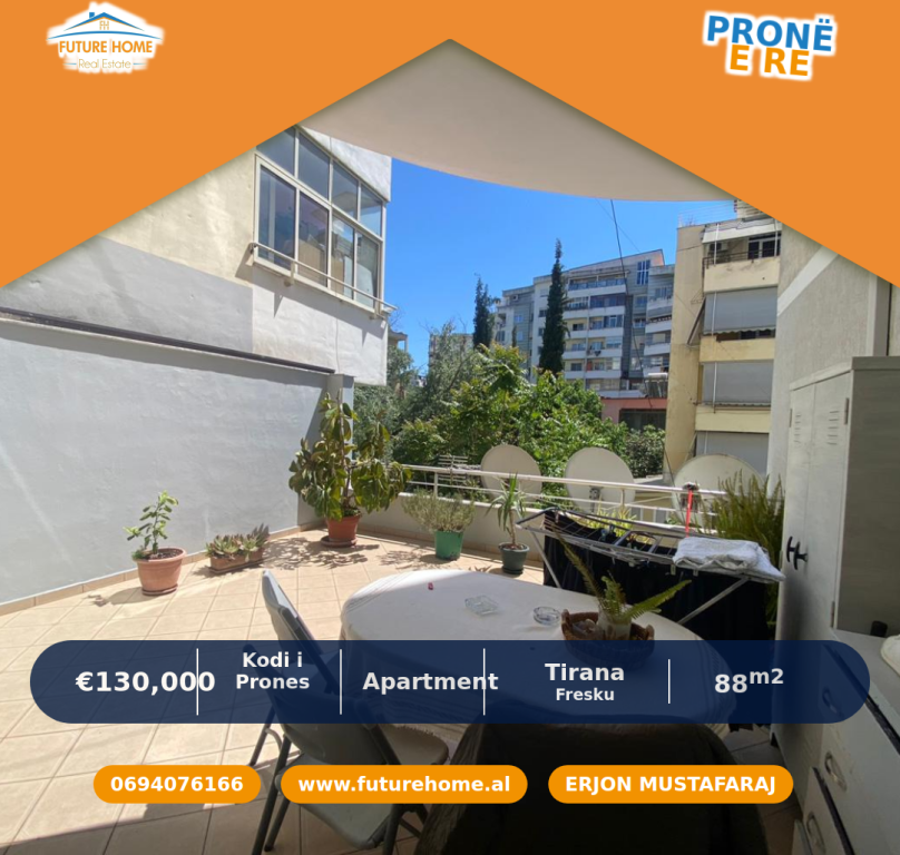 Shitet, Apartament 2+1+Verandë (I konvertuar), Fresku