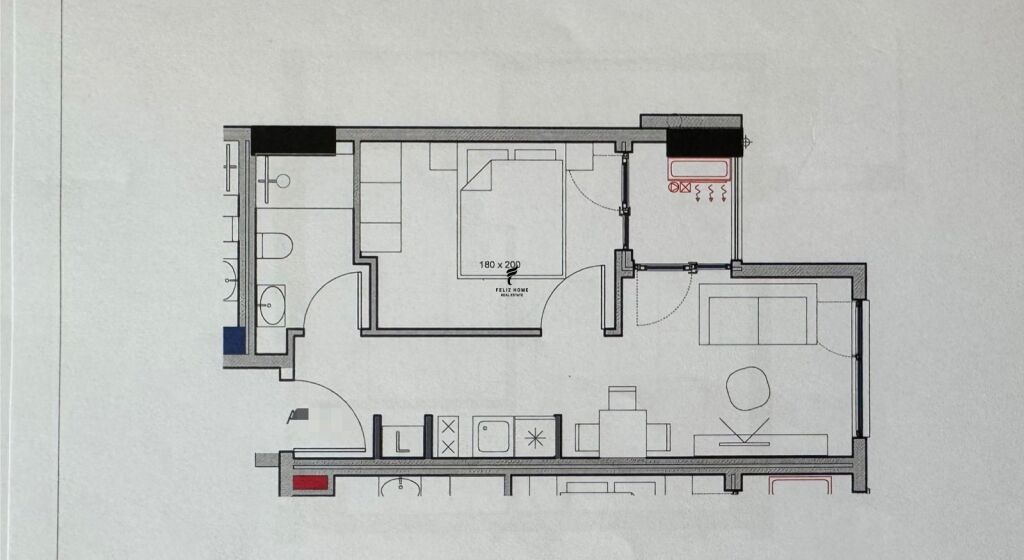 SHITET APARTAMENT 1+1 RRUGA E KAVAJES 110.000 EURO FH-83379